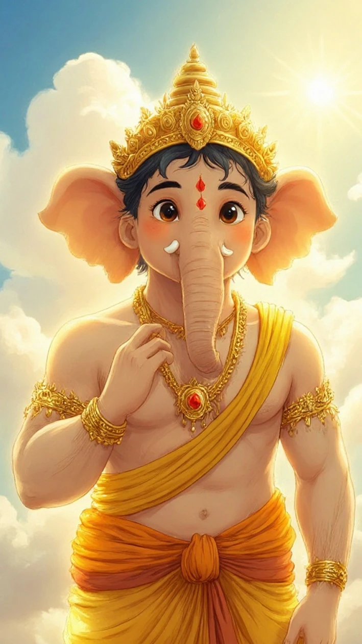 क्यों कहा जाता है गणेश जी को लम्बोदर ? Story Cover Image
