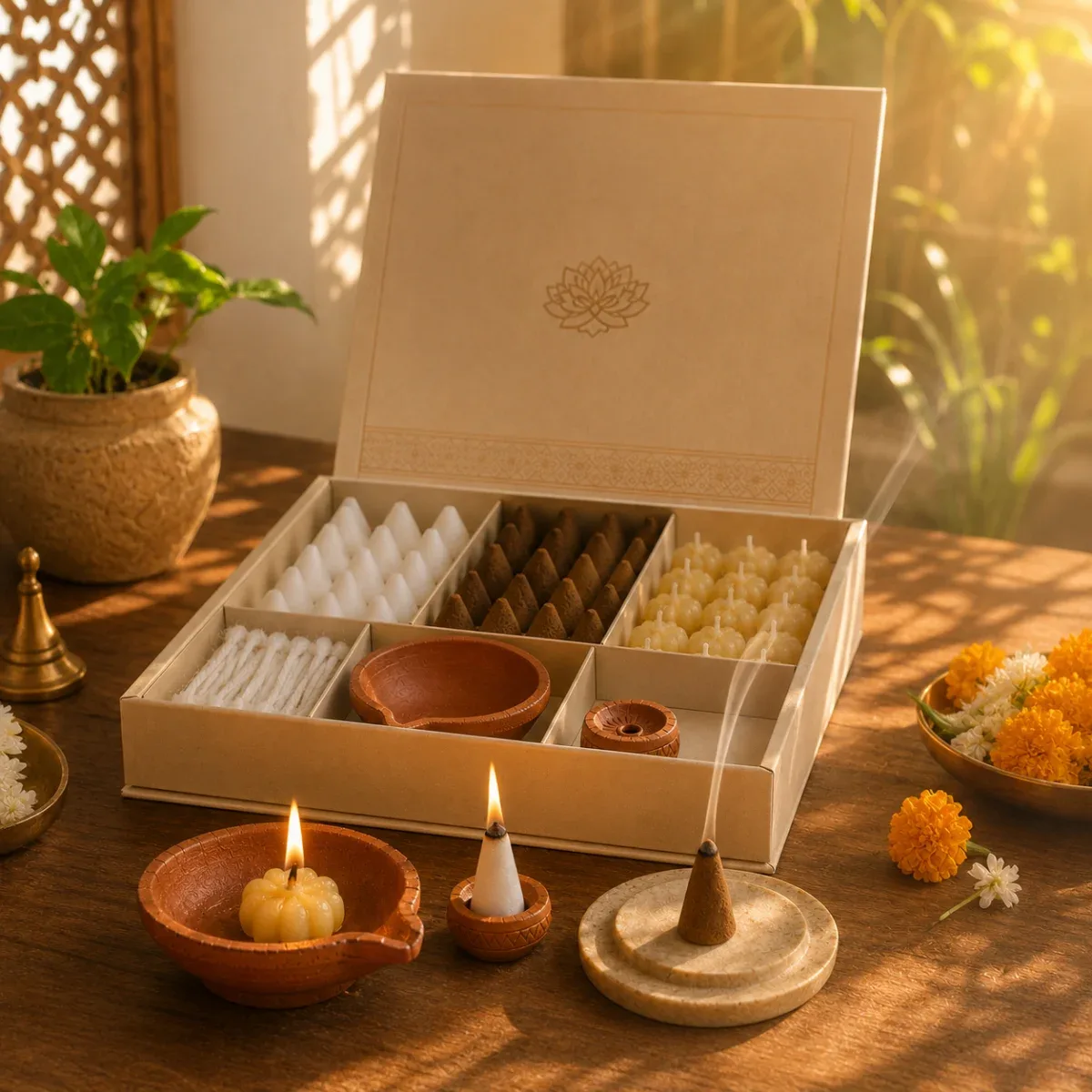 Madhuma 30-Days Puja Kit – Complete Daily Puja & Aarti Ritual Kit