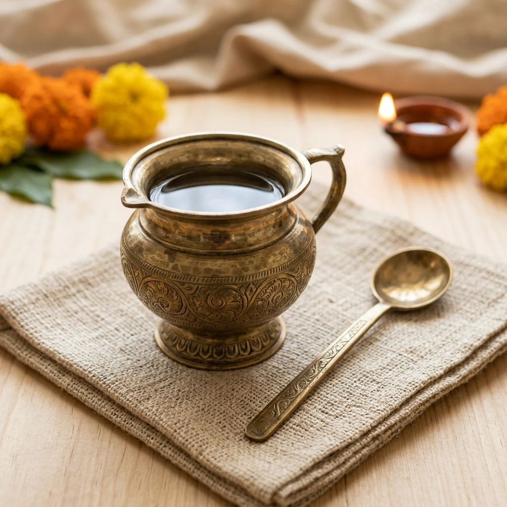 Panchapatra / Achamani Set