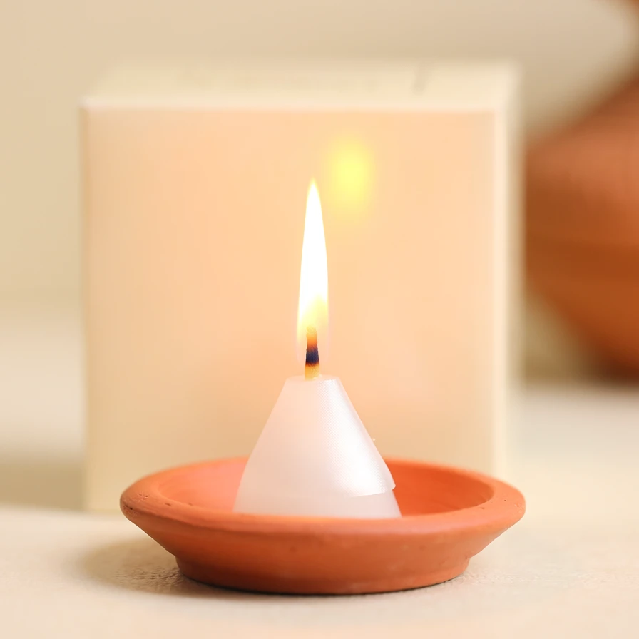 Madhuma Kapoor Jyoti – 30-Minute Camphor/Kapoor Cones for Puja & Aarti | 30 Cones — image 6